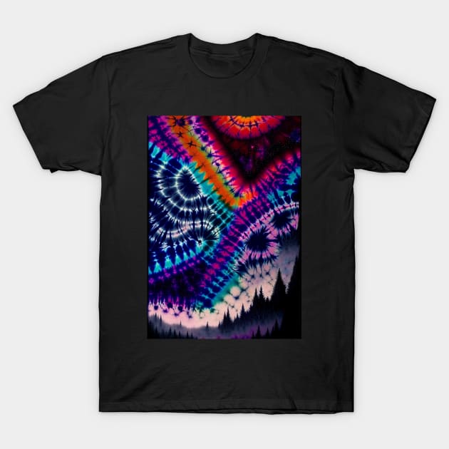 Tie-Dye Forest T-Shirt by EggheadK8